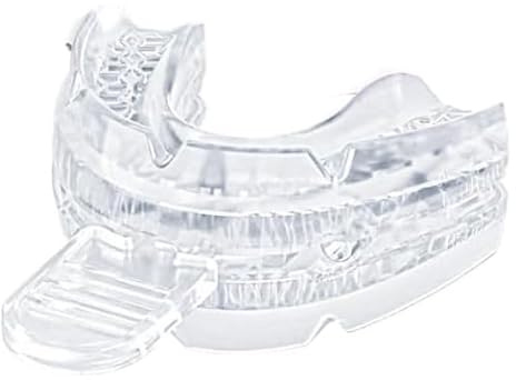 BuccoCare Orthèse d'avancée mandibulaire anti-ronflement à réglage précis et confort doux Envie de Nuits Silencieuses (Blanc)