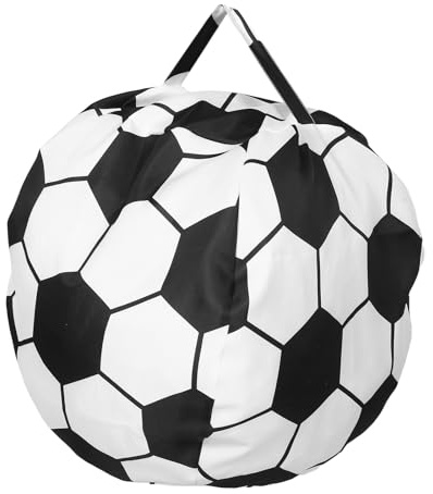 BESPORTBLE Sitzsackbezug für Stofftiere, 61 cm Fußball-sitzsack mit Reißverschluss, Plüschpuppen-Organizer für Jungen- Und Mädchenzimmer (ohne Füllung)