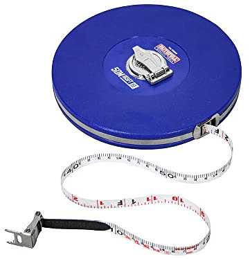 Faithfull FAITM50M Closed Frame Surveyors Long Tape 50M (165ft), Blue