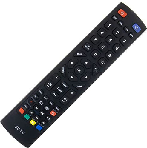 Replacement Remote Control for Blaupunkt LED LCD 3D TV TV