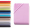 Hometex Premium Textiles Spannbettlaken Spannbetttuch 180-200 x 200 cm, Bettlaken Jersey aus 100% Baumwolle, Matratzen bis 23-25 cm, Oeko-TEX Made IN Green, Rosa