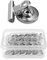 Navaris Kühlschrank Magnet Clips Set - 15x Magnetclip Kühlschrankmagnete sehr stark mit Klammer - Deko für Küche Magnettafel Whiteboard Silber