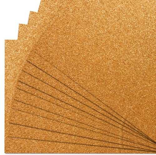 Springboard 10945 Lot de 10 feuilles cartonnées pailletées A4 - Cuivre