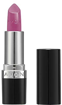 Avon Ultra Satin Lipstick Frostiest Mauve with Vitamin E, Avocado Oil and Sesame Oil for Creamy Rich Colour with a Satin Finish
