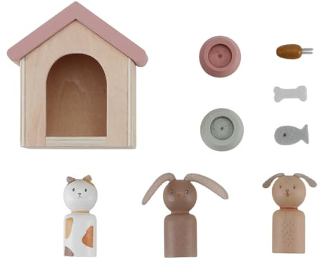 Little Dutch 7120 FSC - Juego de accesorios para casa de muñecas (9 piezas)