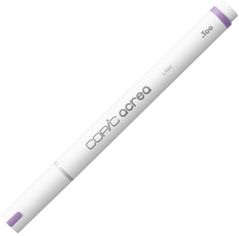 COPIC acrea 013 Lilac Paint Marker with Water and Pigment-Based Ink, Line Width 0.8-1.2 mm