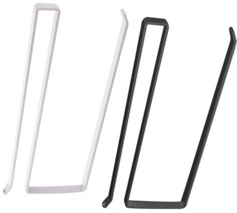 Cabilock 2 Stück Küchenrollenhalter aus Metall Wandmontage ohne Bohren für Küche und Bad Praktischer Handtuchhalter Multifunktional