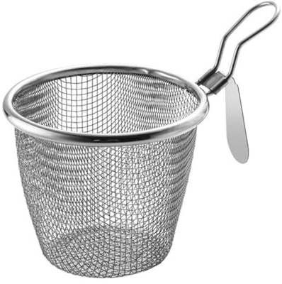 Colador de pasta, colador de pasta de acero inoxidable 304, cesta doméstica, de malla, fuga de red, filtro de fideos de cocina comercial, malla