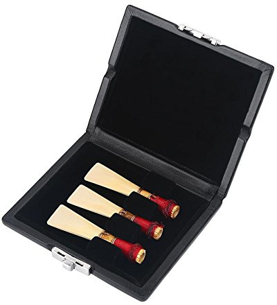 Bassoon Reed Case Faux Leather with Slots for 3 Reeds