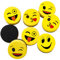 Whiteboard Schwamm Magnetisch Haftende 16 Stück Smile Trockenreinigung Wischer Reiniger für Kinder Zuhause Schulbedarf, Mini-Filz-Wischschaum für Markierungsstift