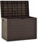 Tidyard Gartenbox Auflagenbox Truhe Kissenbox Aufbewahrungsbox Gartentruhe Gartenmöbel Kissentruhe Werkzeugkasten Braun 78x44x55 cm