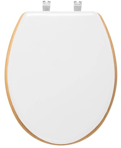 Five - Abattant WC en Bois Blanc et Naturel