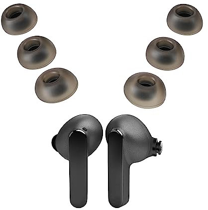 kwmobile 6X Ersatzpolster kompatibel mit JBL Live Pro 2 TWS - Silikon Ersatz Ohrpolster In-Ear Kopfhörer - Headphones Polster