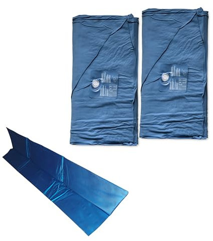 AQUA ROYAL Wasserbetten Matratzen Softside DUAL + Trennwand - Zwei Wasserkerne (beide Seiten) für 200x220 cm Wasserbett Starke Beruhigung F5