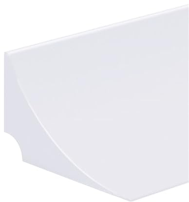 Water Barrier Bendable Silicone Waterstop Strip Kitchen Countertop Retaining Barrier Dry&Wet Separation Door Sealing Strip,White,200Cm