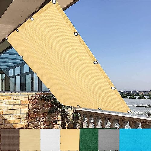 Color crema ombra vela baldacchino 2.5x4m HDPE opaco protezione UV per giardino cortile prato eventi all'aperto design ad angolo retto schermo protettivo durevole