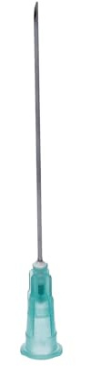 Aiguille d'injection, stérile 21G (0,8 x 50 mm), sans phtalate - Boite de 100 pièces