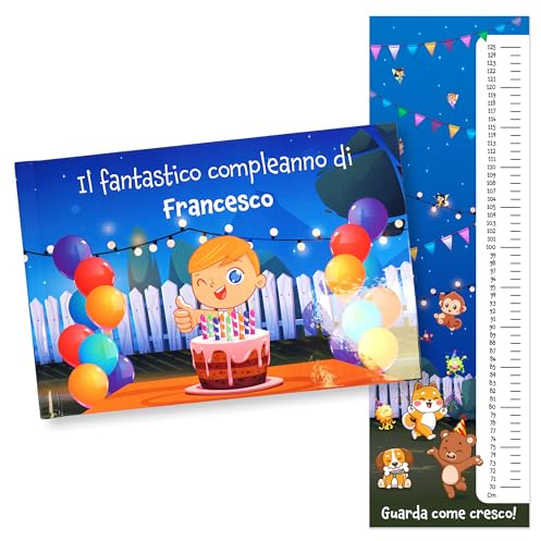 Fiaba personalizzata bambini, libro personalizzato bambini, libro di compleanno personalizzato, regalo di compleanno, libro fiaba personalizzata con nome, fantastico compleanno