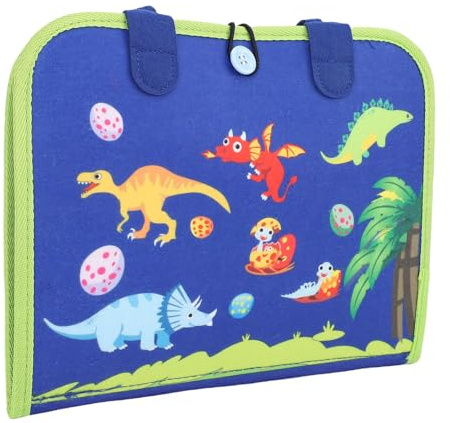 Depisuta Livre d'activité ressenti, Conseil sensoriel d'activité éducative avec des pièces de Feutre Amovibles, Compétences motrices Fines de Jouets pour Les Tout-Petits 1 2 3 4 5 6 Ans