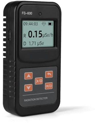 Compteur Geiger avec écran LCD, détecteur de radioactivité 80 CPM for Le Travail et la Maison Surveillance Rapide