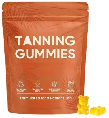 Tanning Gummies - Innehåller Astaxantin, Kollagen Och Vitaminer