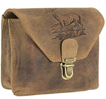 Greenburry Vintage Umhängetasche Braun 15x13x6,5cm