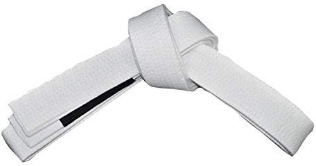 ROX Fit BJJ Belt Kids Size - Kindergröße Brasilianischer Jiu-Jitsu-Gürtel Baumwolle Gürtel langlebiges leichtes Design Für den Wettbewerb geeignet BJJ Gi Belts Weiß (M2)