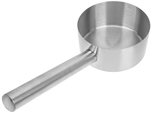 Angoily Edelstahl Große Löffel Aufgusskelle Schöpfkellen Suppenlöffel Wasserschaufel Schöpflöffel Wasserlöffel Saunakelle Servierlöffel Badekelle für Blumengießen Küche Bad