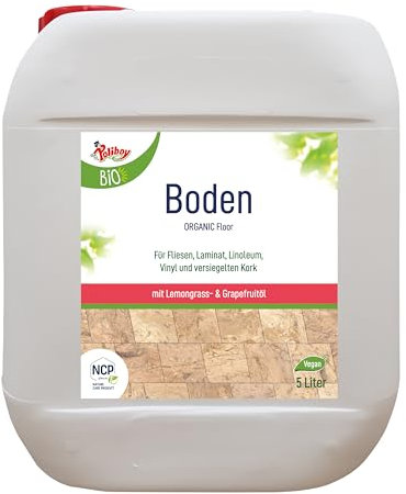 POLIBOY BIO Boden Reiniger - Universalreiniger für Bodenbeläge - Streifenfrei mit Frischeduft - 1x 5000 ml - Made in Germany