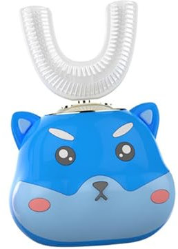 Beavorty Elektrische Zahnbürste Für Kinder Mit Cartoon- – U-förmige Zahnbürste Für Sicheres Zähneputzen Bei Babys Automatisches Zähneputzen Für Gesundes Zahnfleisch