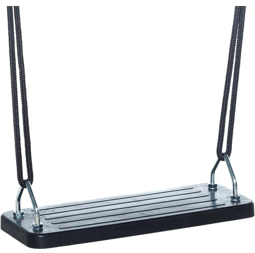 DICE Asiento oscilante de goma negro