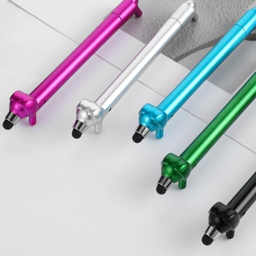 HJZHII 5 penne a sfera forma di bassotto, punta da 1 mm, penna divertenti forma cane, inchiostro nero