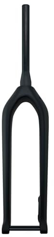 Kolfiber Stel Mountainbike Gaffel 27,5/29 Tum Skivbroms Cykelgaffel 1-1/2 Gänglöst Avsmalnande Rör Genomgående Axel 15X110 Mm Hårdgaffel(Matte black,29)