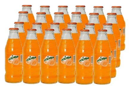 Mirrinda Orange Glass Bottles 24x250ml | Sparkling Orange Soda Drink Multi-Pack