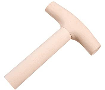 3 X manico – Forca a vanga manico legno manico T manico 100 cm Set Ø 38