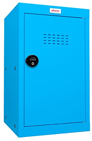 Phoenix Safe Company - CL Series - Cube Lockers - Blue Size 3 Cube Locker With Combination Lock - 665 x 400 x 400mm - CL0644BBC
