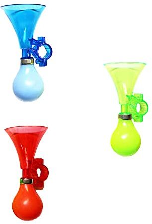 3 Pcs Manually Bike Bugle Loudspeaker Siren Hooter Snail Air Horn Kids Bicycle Horn for Kids Children Bicycle Bike