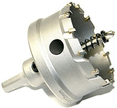 Lochsäge Hartmetall für Edelstahl Holz Kunststoff 14-150 mm Satz HM Bohrkrone Kreisschneider Bohrer Ø 110 mm
