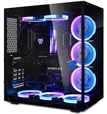 BEASTCOM Q7 Hero Gaming PC, AMD Ryzen 9 9950X3D 16X 5,70 GHz 32 Threads, NVIDIA RTX 5080 16GB, 64GB RAM, 2TB NVMe SSD, AiO Wasserkühlung, WiFi 6, Bluetooth, Windows 11 Pro
