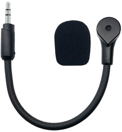 SPTSSWET Microphone de Remplacement pour Logitech G233 G433 Casque Gaming Détachable Anti-Bruit Microphone Jack 3,5 mm, Noir