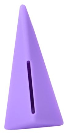 Bikini Trimmer für Frauen mit Dreiecksform aus Silikon und ABS | 1 Stück, Violette Ausführung, für Glatte Haut Am Körper und Beim Couple Life