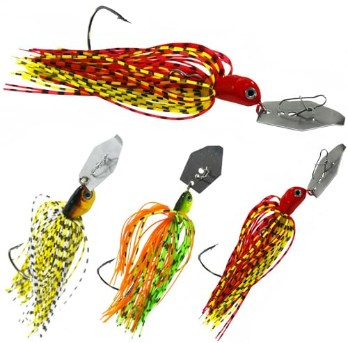 YGCHEN Fiskbete, set 10 g, gummifisk, spinnare, bete, jiggspinnare, rovfisk, drag, baslin, fiskekrok, fiskedrag för öring, abborre, gädda och andra