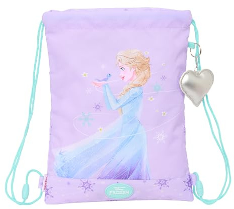 FROZEN SPIRIT - Mochila Saco Plano Junior, Mochila, Ideal para Niños de Diferentes Edades, Cómoda y Versátil, Calidad y Resistencia, 26x34 cm