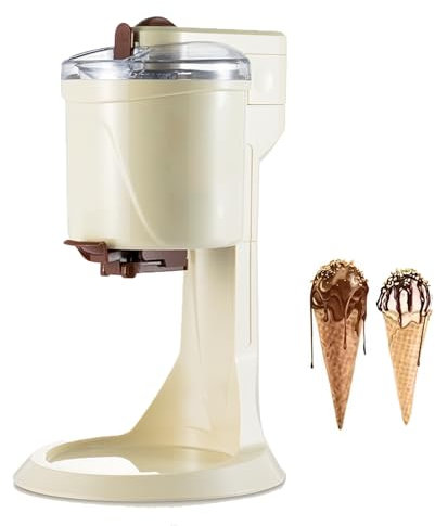 JIMINHUIXIN Sorbetière pour Crème Glacée, Machine à Glace avec compresseur, Pas de Pré-réfrigération Nécessaire, Yaourt Sorbet DIY Soft Serve Sherbet, pour mélangeur Portable à la Maison