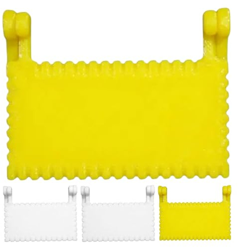 Zibeem Edge Sewing Lockranding Tool | 3mm/4mm Lightweight Clip-on Seam Guide - Stitching Tape Measures Rulers for Home Clothing Sweater Dress Top Blanket Pants Thumb Finger Garment