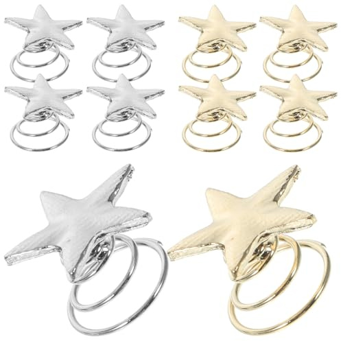 SEWOART 20 Stück Sternförmige Haarspiralen aus Legierung für Damen Elegante Haarnadeln mit Starker Haltekraft für Party und Hochzeit