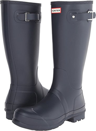 Hunter Botas de agua altas originales para mujer, azul marino, 5 UK