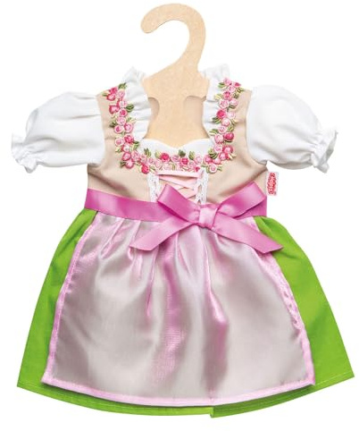 Heless 1113 - Kleid für Puppen, Dirndl Heidi, Größe 28 - 35 cm
