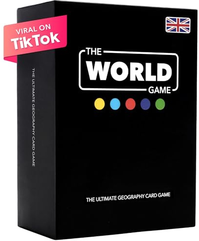 The World Game - Geography Card Game for Easter - Educational Board Game for Kids, Family & Adults - Learning Game for Teenage Boys & Girls