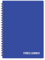 Fitness Logbuch Plastik-Cover Blau - undatiertes Workout-Tagebuch – A5-Format, dickes Papier, starke Bindung – stilvolles und minimalistisches Trainingstagebuch